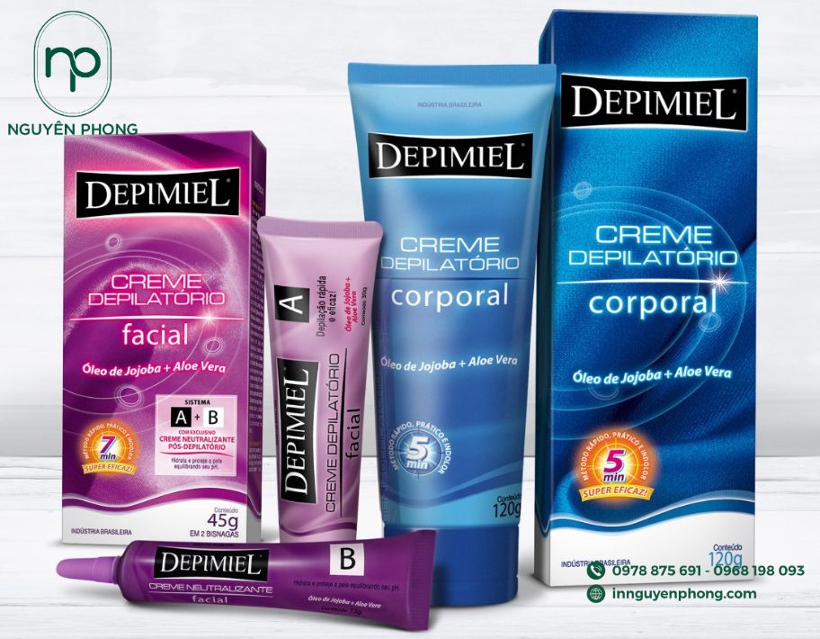 In hộp giấy đựng gel làm tóc nổi bật